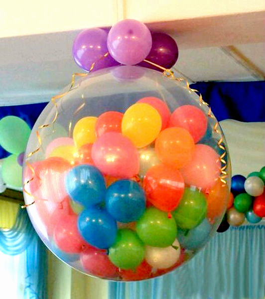 jogger Pronounce Abstraction Balon Jumbo cu balonase, confetti si bombonele - Baloane cu heliu la cel  mai mic pret