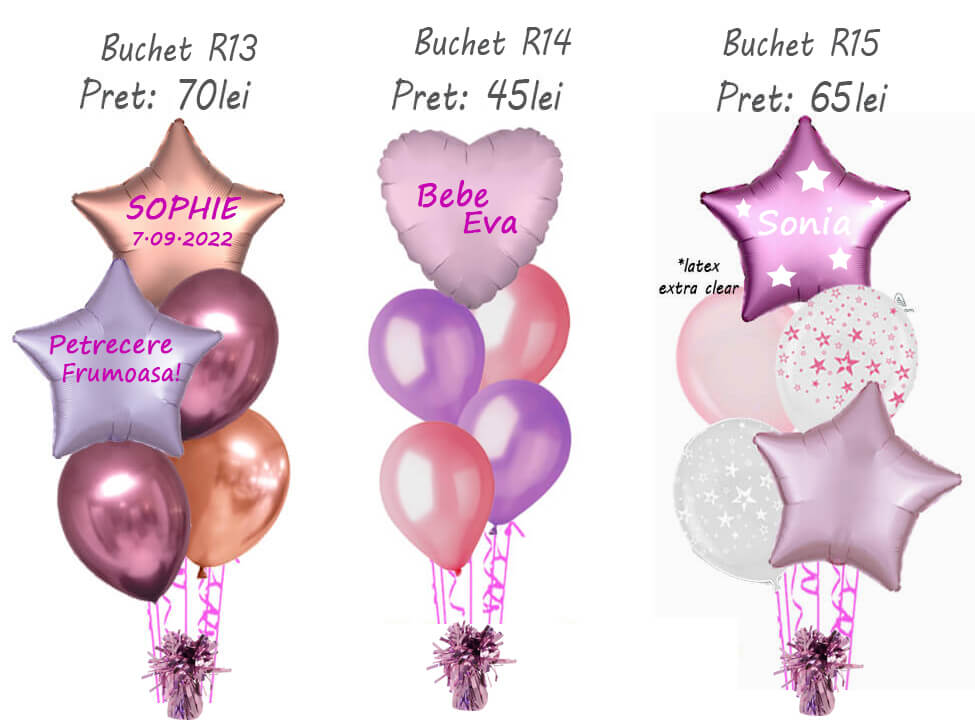 Baloane cu heliu R13 R14 R15