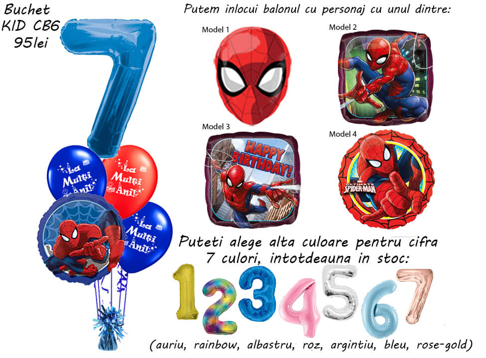22 Buchet cifra Spiderman